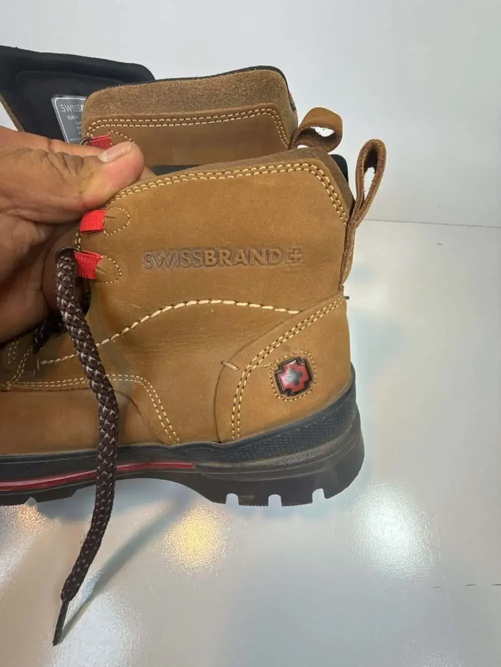 Swissbrand brown suede